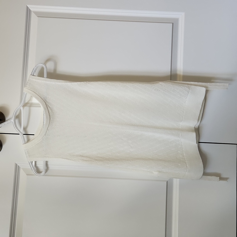 Lucky Brand, small, white, tank top, woven